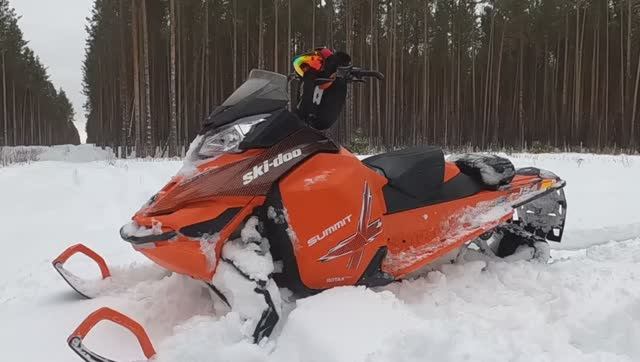 Поменял Stels Stavr на Skidoo Sammit!