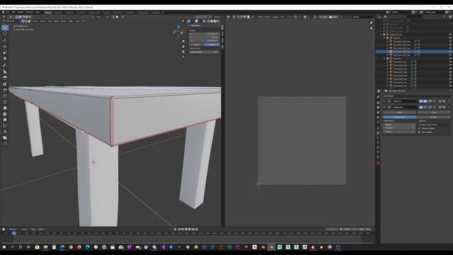 Medieval wooden table for games! Using Blender and Substance Painter. Part-3 Exporting.