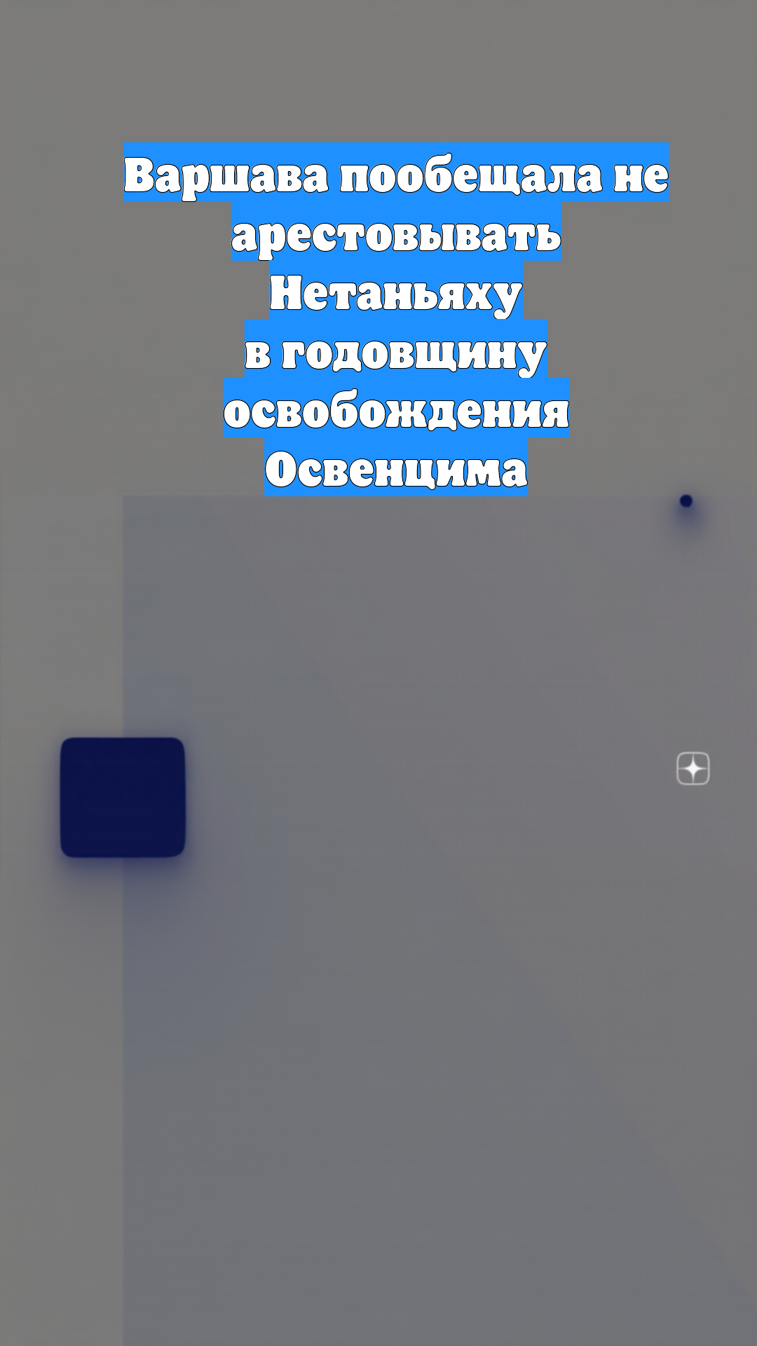 Варшава пообещала не арестовывать Нетаньяху в годовщину освобождения Освенцима