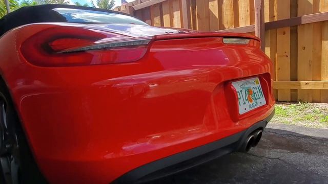 2014 Boxster S Cold Start