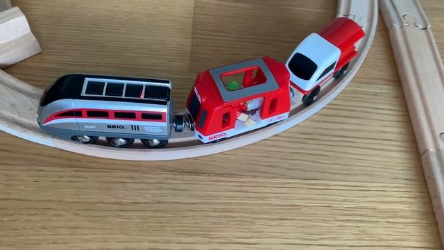Ikea lillabo wooden train for kids I brio world smart tech I vilcieni bērniem