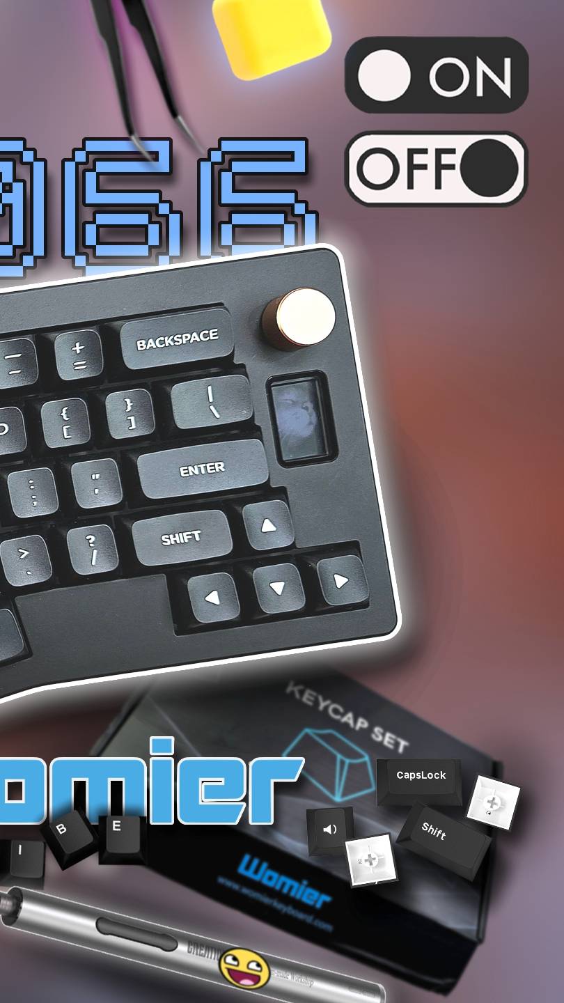 Keyboard CIDOO ABM066 | Механическая  DIY клавиатура+ Akko Penguin Silent (teaser)