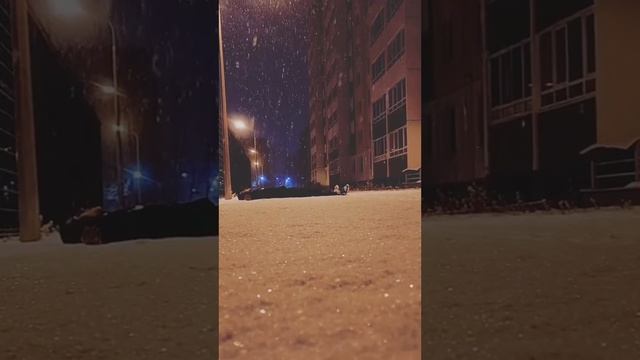 какой красивый погода снег ❄️ ❄️ ❄️