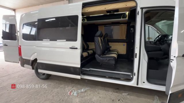 Переобладнання та обшивка салону мікроавтобуса Volkswagen Crafter із грузового в пасажир в Бердичев