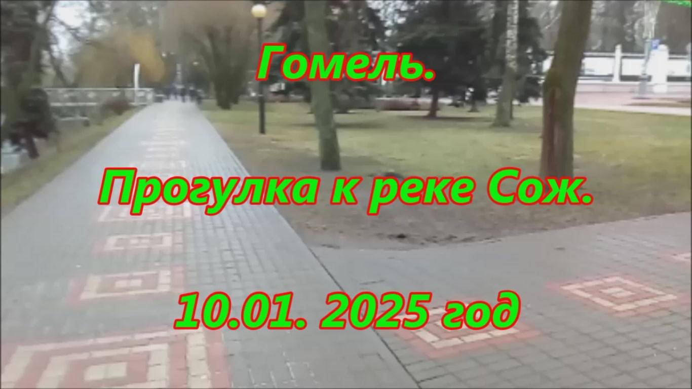 Гомель. Река Сож