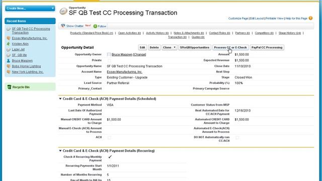 InterWeave Smart Solutions CC Payment Gateway Scheduled / Recurring Payments