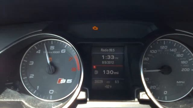 2009 Audi S5 45-95mph 3rd gear pull