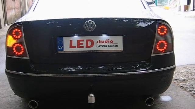 VW Passat (B5)  LED Tail Lights ( www.ledstudio.lv )