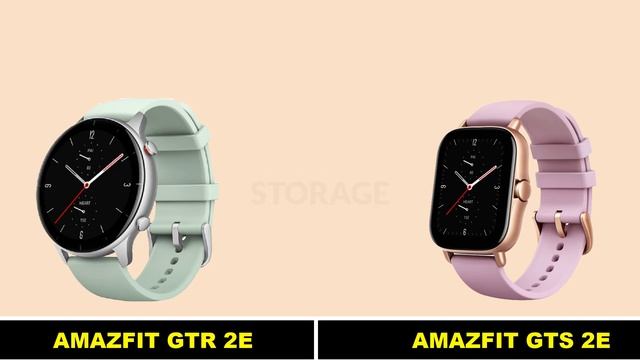 AMAZFIT GTR 2E VS AMAZFIT GTS 2E