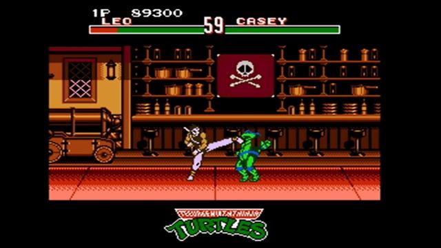 Teenage Mutant Ninja Turtles Tournament Fighters.Nes.Leonardo(gamepad).mp4