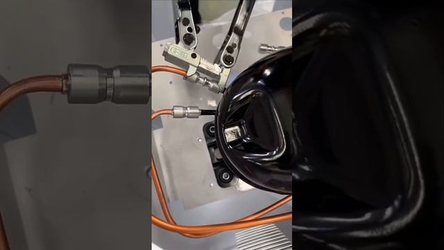 Подвод медной трубки к компрессору без пайки