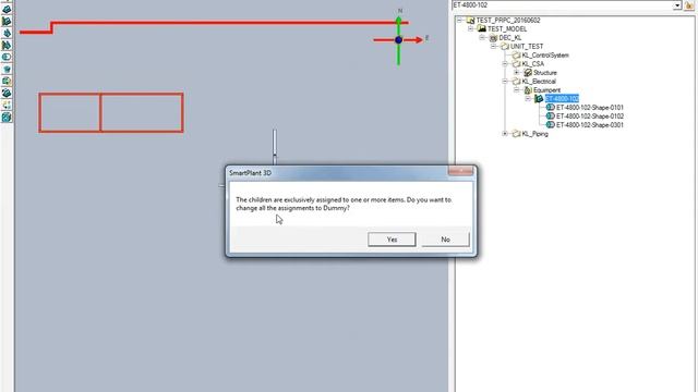 SP3D # unassign from WBS Item using Dummy