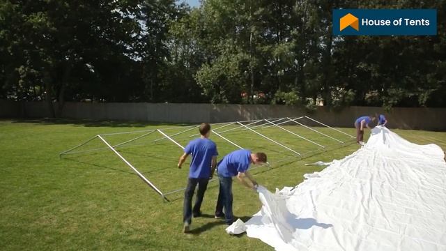 Party Tent (PVC) – Setup 6x12m Pro Smart