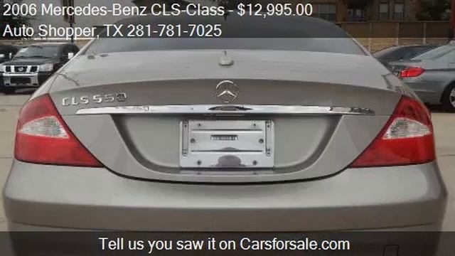 2006 Mercedes-Benz CLS-Class CLS550 4dr Sedan for sale in Ho