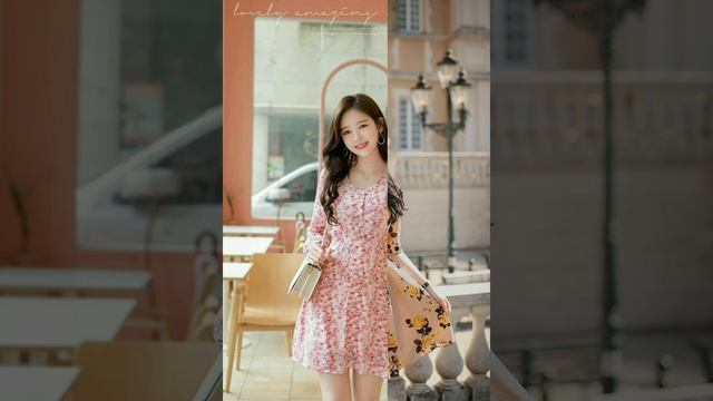 Korean Mini Dress Design|Printed Dress Design|Short Dress|Korean girls Outfit|New Dress Design 2022