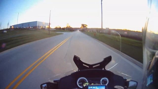 BMW R1200RT in 27 degree F weather