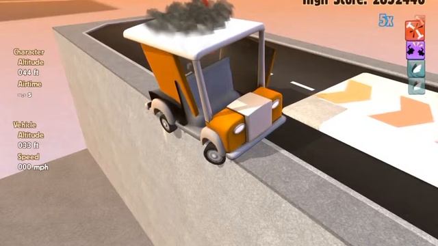 Turbo Dismount replay: 2 832 440 points on Scaramanga! #turbodismount