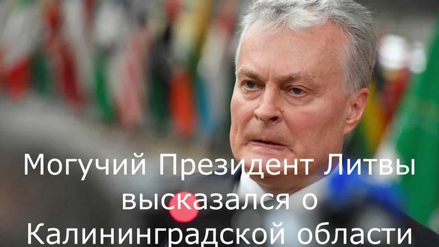 Могучий Президент Литвы высказался о Калининградской области