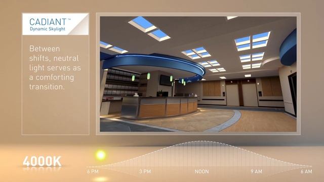 The Cadiant® Dynamic Lighting Experience for Healthcare