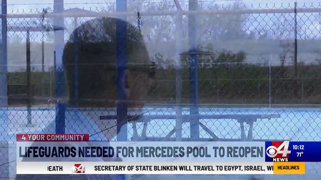 Mercedes Pool in need of lifeguards