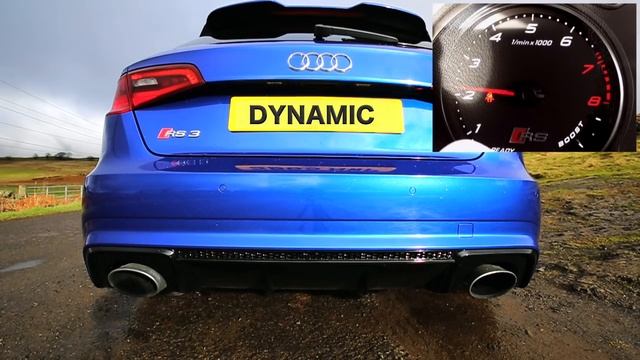 Audi RS3 Sports Exhaust - Comfort vs Dynamic & Launch Control