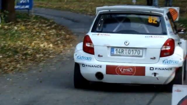 Skoda Fabia S2000 on start Rally Vsetin 2010