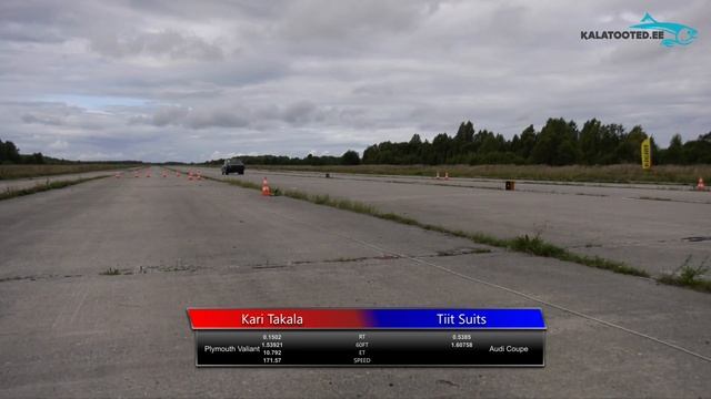 Kari Takala - Plymouth Valiant vs Tiit Suits - Audi Coupe. Dragrace@EDRAfinals2019