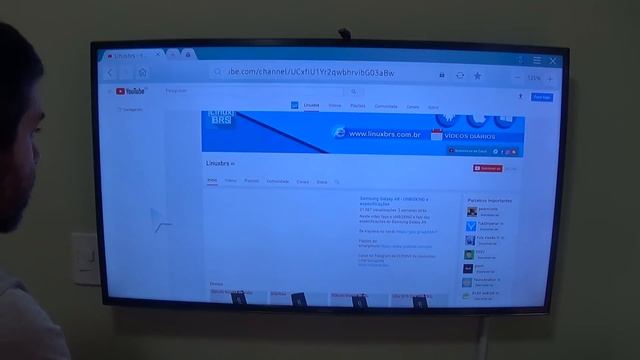 Samsung smart tv 6100 4k - teclado e mouse