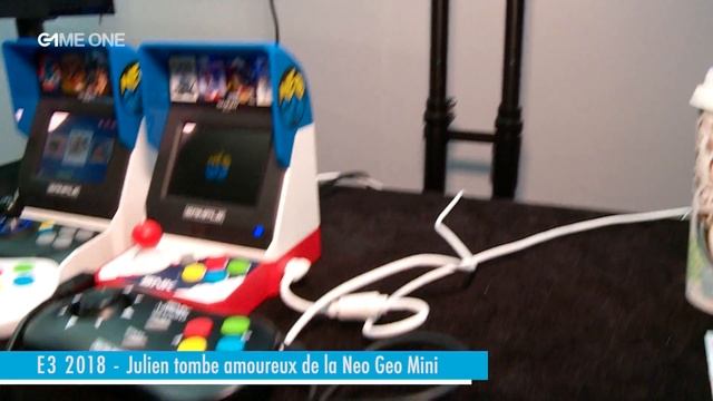 E3 2018 - Julien tombe amoureux de la Neo Geo mini