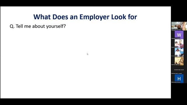INTERVIEW TIPS FOR FINAL YEAR STUDENTS & FRESH GRADUATES BY Mr. NOOR AHMED KHAN