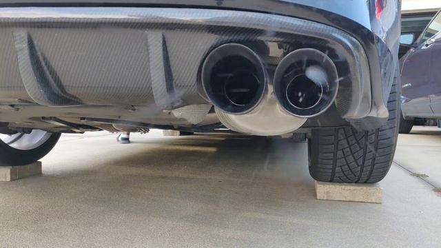 APR valvetronic exhaust on an 2012 Audi A7