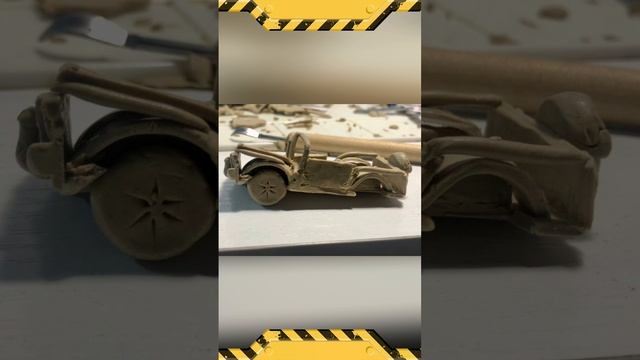 джип из пластилина