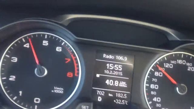 Audi A4 2015 TFSI Kickdown: Retomada 60-100 km/h