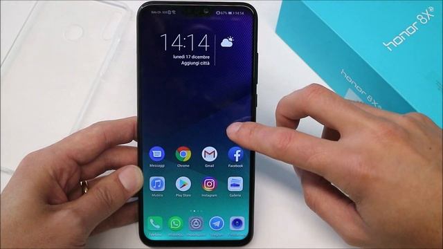 Ecco le gestures su Honor | 8x come View 10 Lite