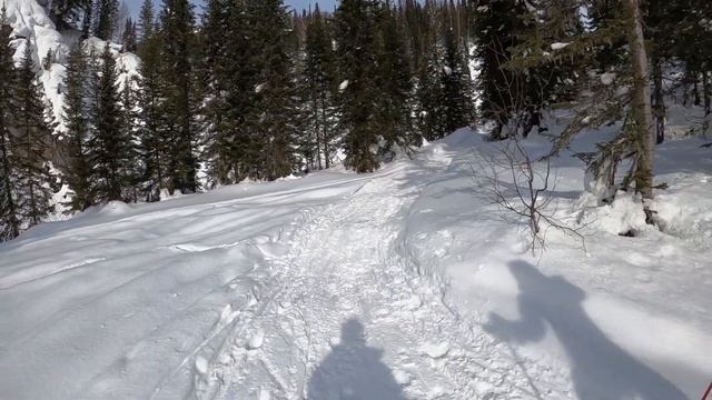 Фрирайд в Лужбе на сплитборде, Приют глухариный,  скитур февраль часть 1