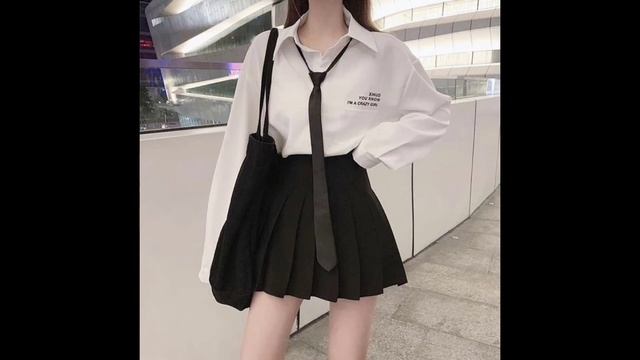 Best korean girls outfits //cute ideas for girls ||short skirt