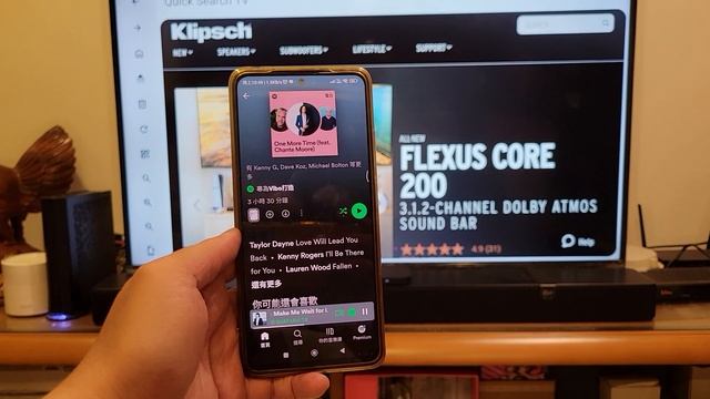 KLIPSCH FLEXUS CORE 200 - WiiM Mini - Kenny G - Don't Make Me wait for Love