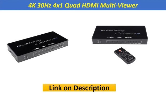 Top 5 Best 4K HDMI Quad Multi-viewer In 2020