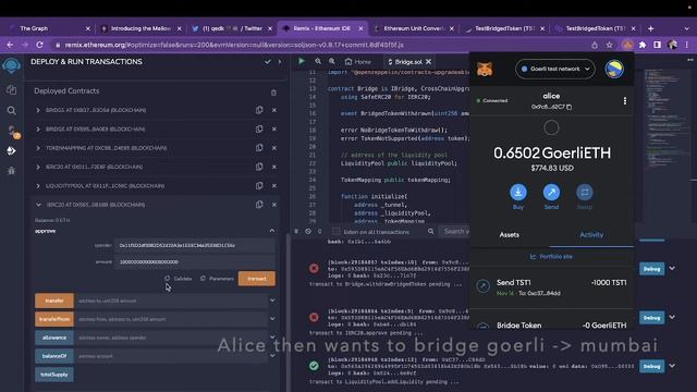 Chainlink bridge demo