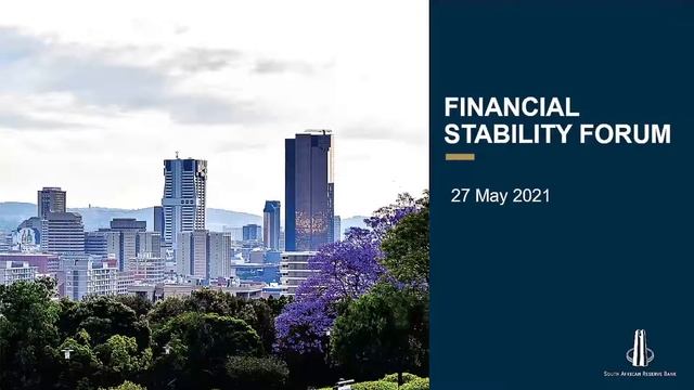 South African Reserve Bank Financial Stability Forum 27 May 2021
