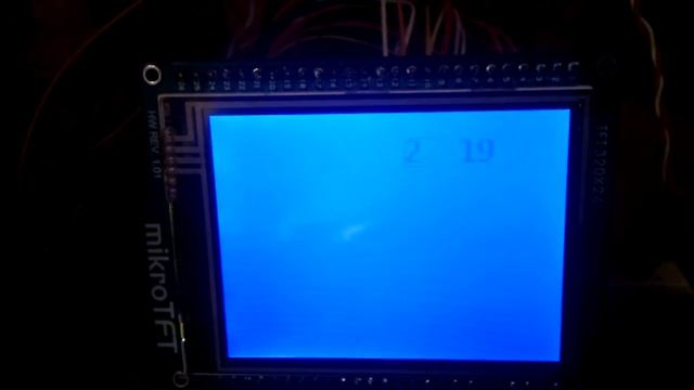 STM32 + LCD Display + Touch Screen + Clock