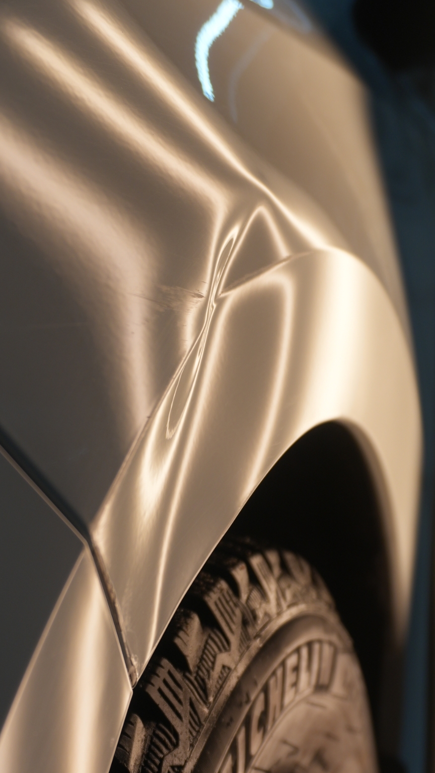 Удаление вмятины без покраски #pdr