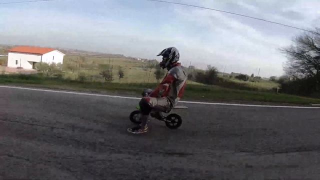 test Mini Bike GP, incredible Hill bombing - DAFNEFIXED - BRAKELESS