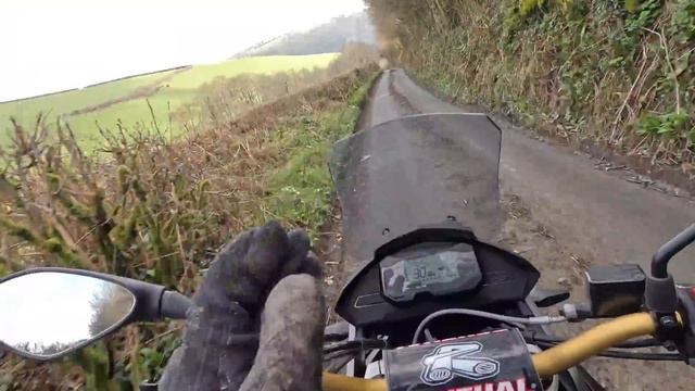 Full video of BMW 310GS with Rally Raid kit on tricky UK lanes