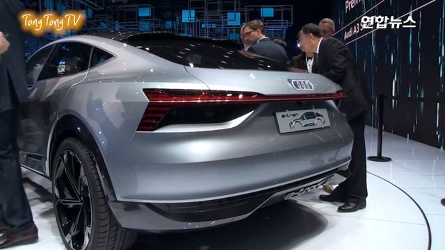 [짱기자 리뷰] 아우디 전기차 이트론 스포츠백...테슬라 모델X의 대항마? (Audi etron sportback, quattro, Shanghai autoshow)