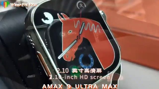 Smartwatch AMAX 9 Ultra Max Relógio Inteligente para Homens e Mulheres