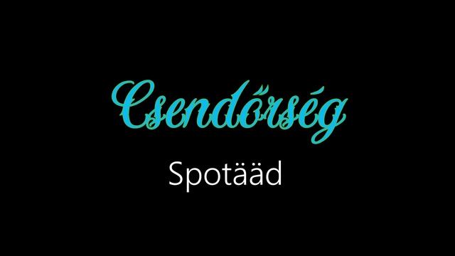 Csendőrség ¦ Spotääd (officiäl audió)