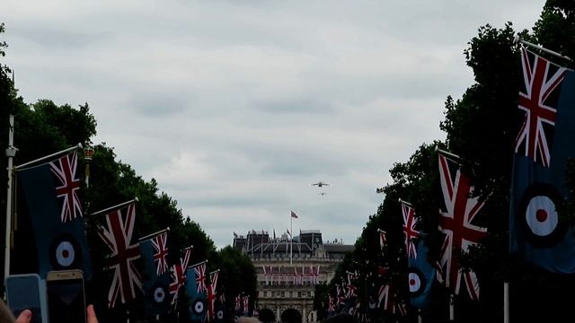 RAF 100 - Flypast from the Mall 10th July 2018