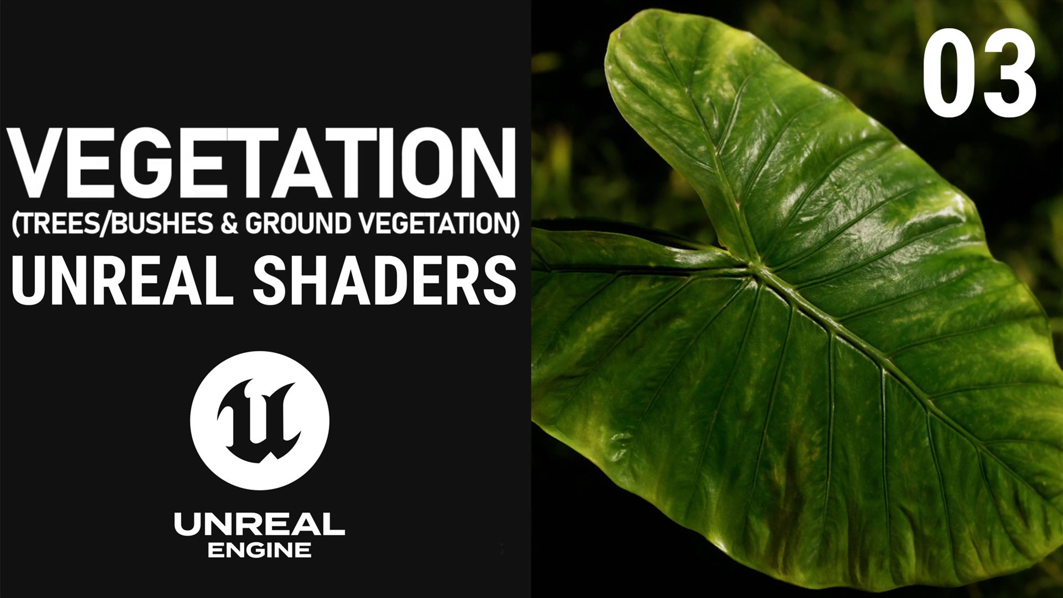 Unreal Engine - Vegetation Shader (Trunk & Foliage & Wind)
03.US_Veget Opacity Mask