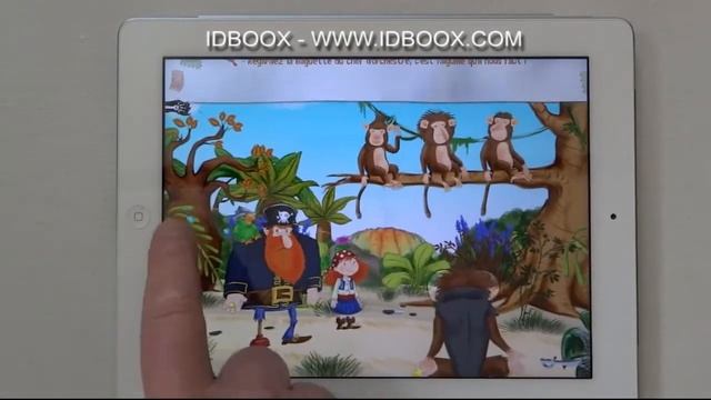 appli iPad enfant Alizee Fille Pirate - IDBOOX